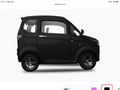 black electric vehicle featuring