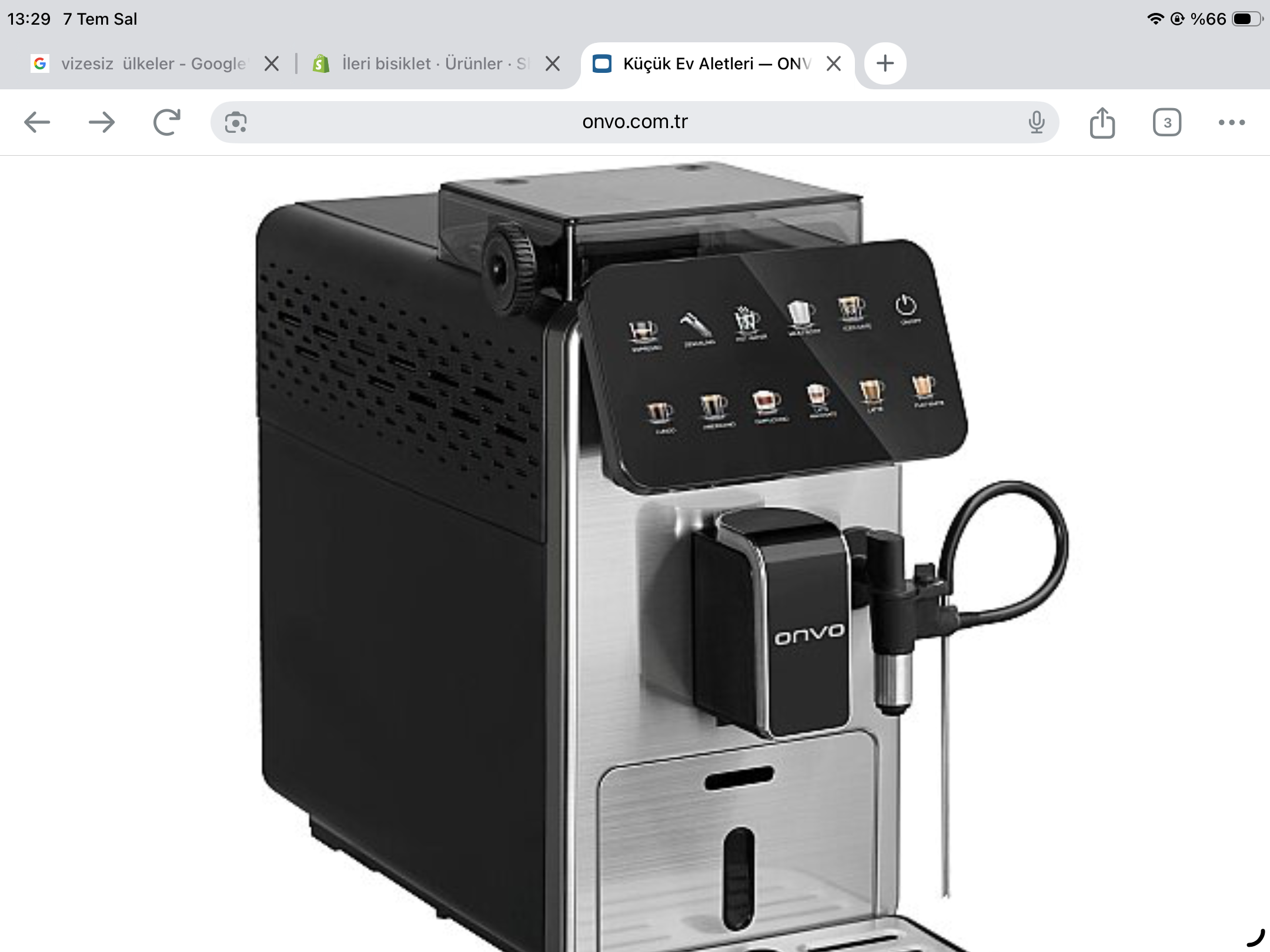 Otomatik Espresso ve Kahve Makinesi